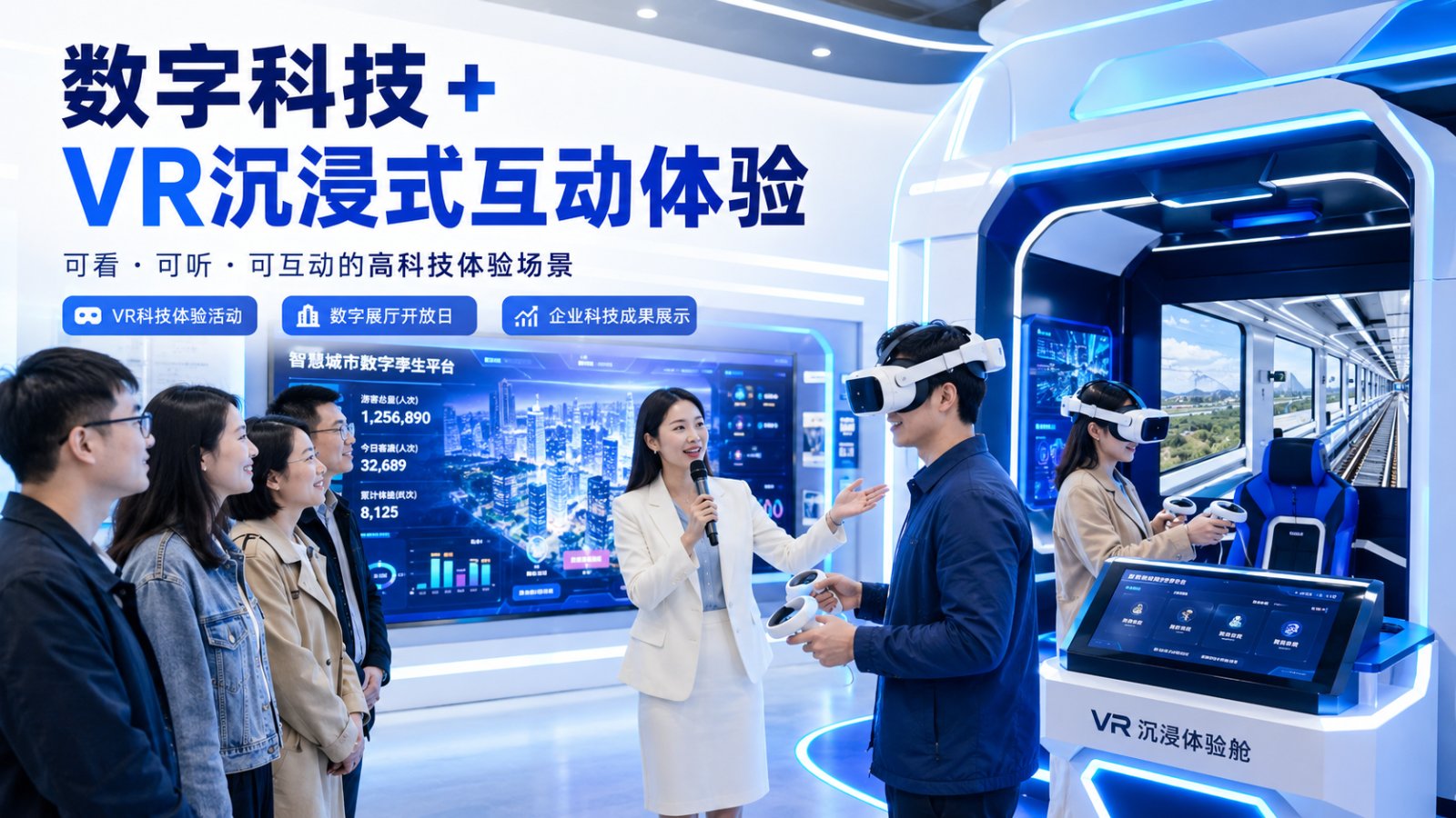 VR沉浸式科技体验活动 · 互动展示类活动案例